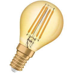 LED-Lampe Vintage 1906 CLASSIC P 35 FIL GOLD 420lm E14 4,5W 230V 825