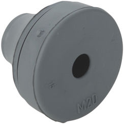 Gummidurchführung M12 grau für Kabel Ø4-7mm Agro Quickseal