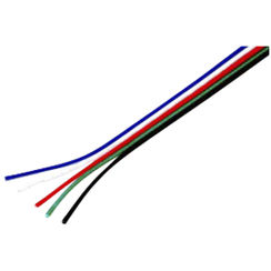 Kabel DOTLUX, 1m 5x0,52mm², für LED-Streifen RGBW