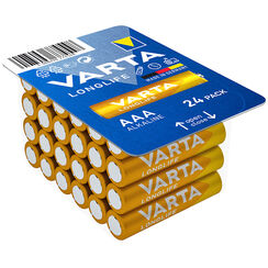 Batterie Alkali Varta Longlife AAA 24er Big Box
