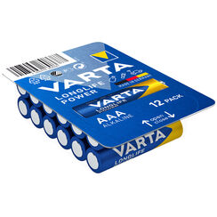 Batterie Alkali Varta Longlife Power AAA 12er Big Box