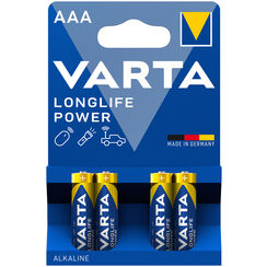 Batterie Alkali Varta Longlife AAA 4er Bli