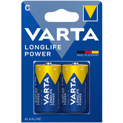 Batterie Alkali Varta Longlife C 2er Bli